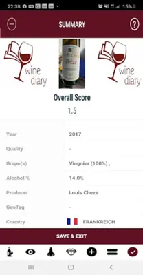 Wine Diary android App screenshot 4